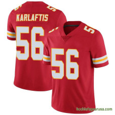 Youth Kansas City Chiefs George Karlaftis Red Authentic Team Color Vapor Untouchable Kcc216 Jersey C1835